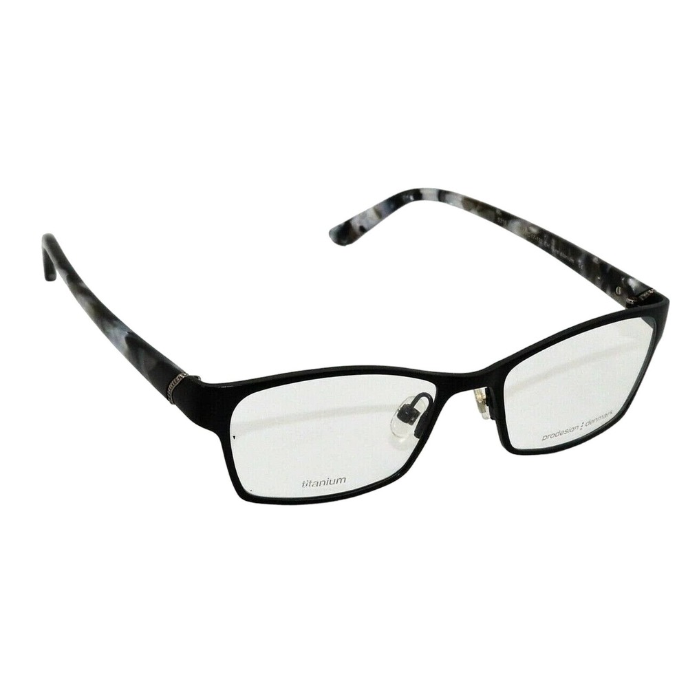 NWOT Auth PRODESIGN DENMARK 5319 c.6031 Black Multi Eyeglasses Frames